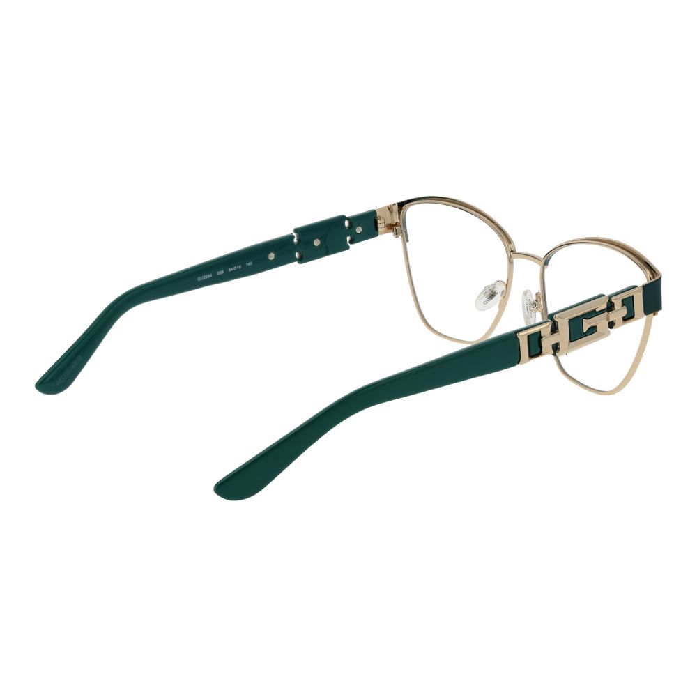 Green Women Glasses Frame Guess