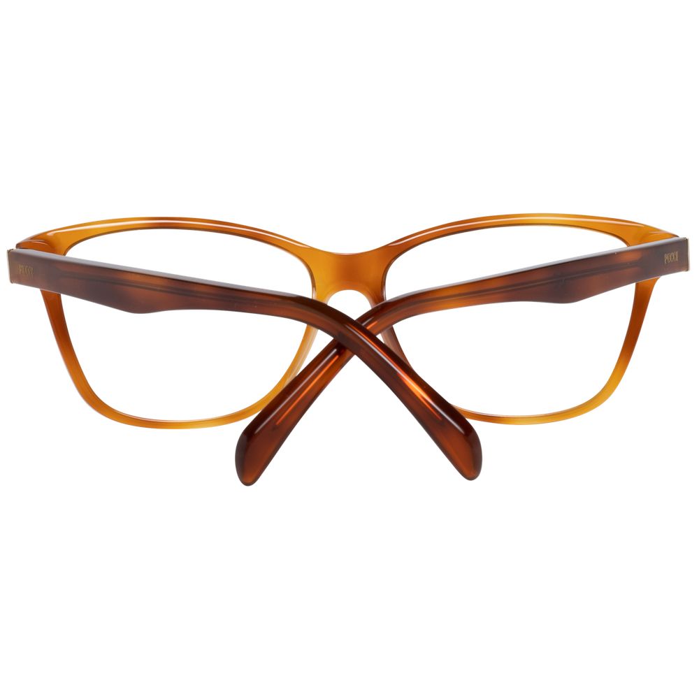 Brown Women Glasses Frame Emilio Pucci