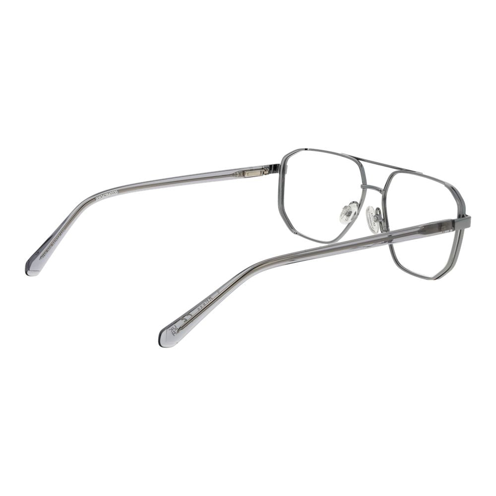 Silver Men Glasses Frame Guess
