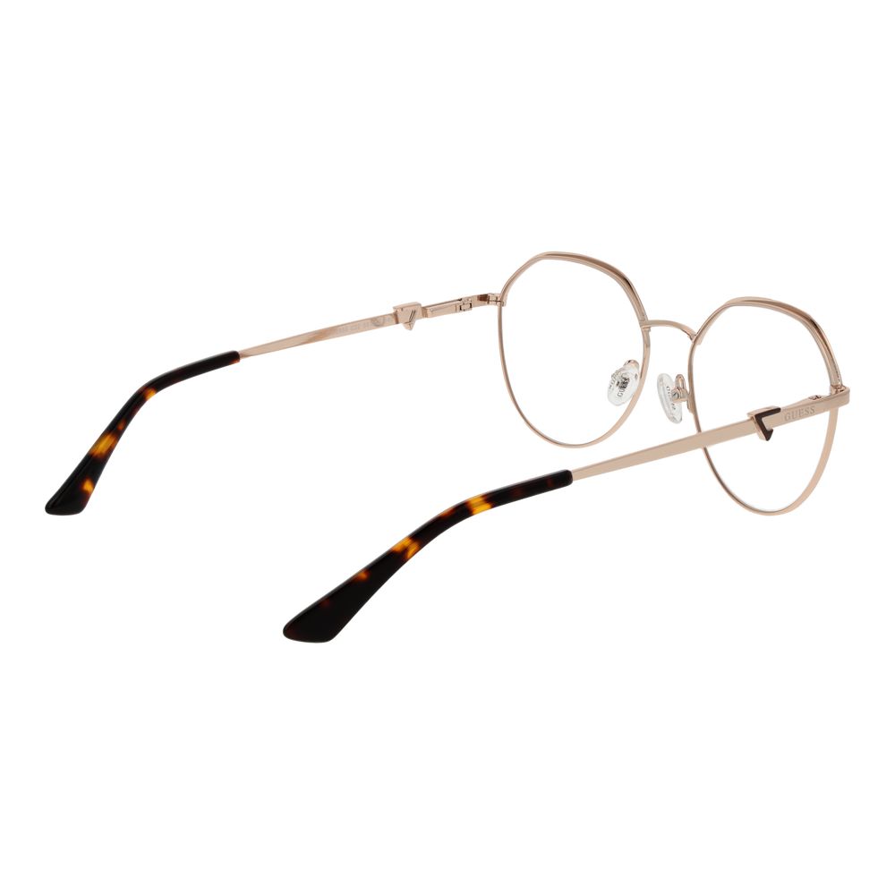 Gold Women Glasses Frame Guess
