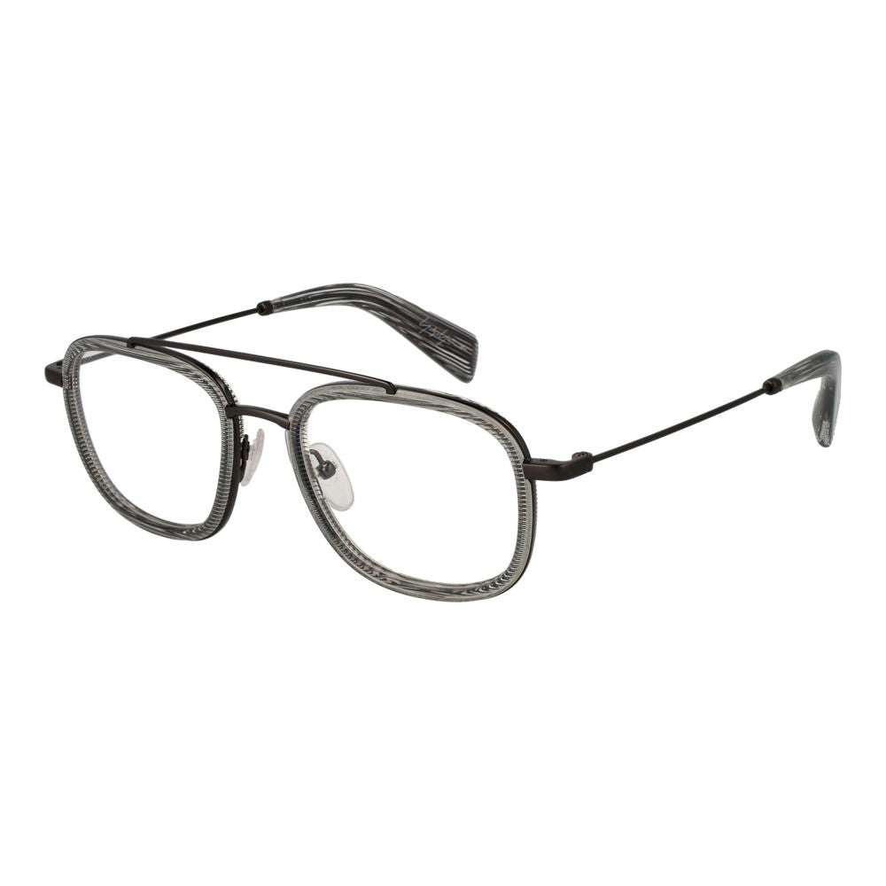 Gray Men Glasses Frame Yohji Yamamoto