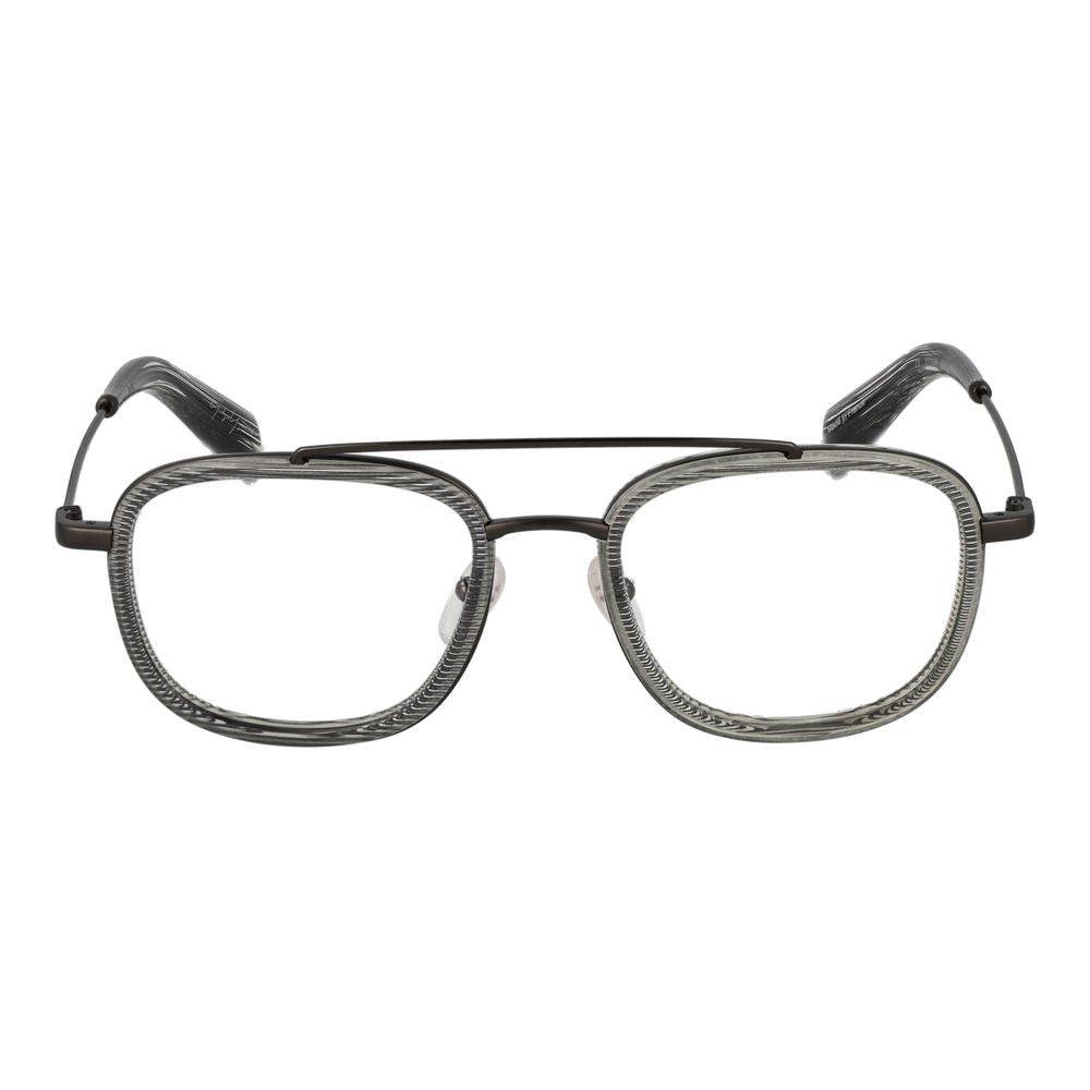 Gray Men Glasses Frame Yohji Yamamoto