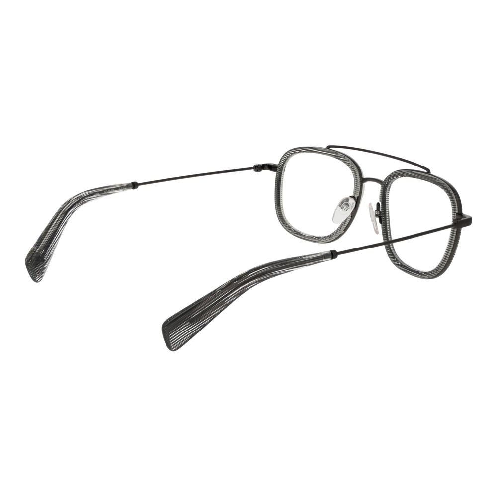 Gray Men Glasses Frame Yohji Yamamoto