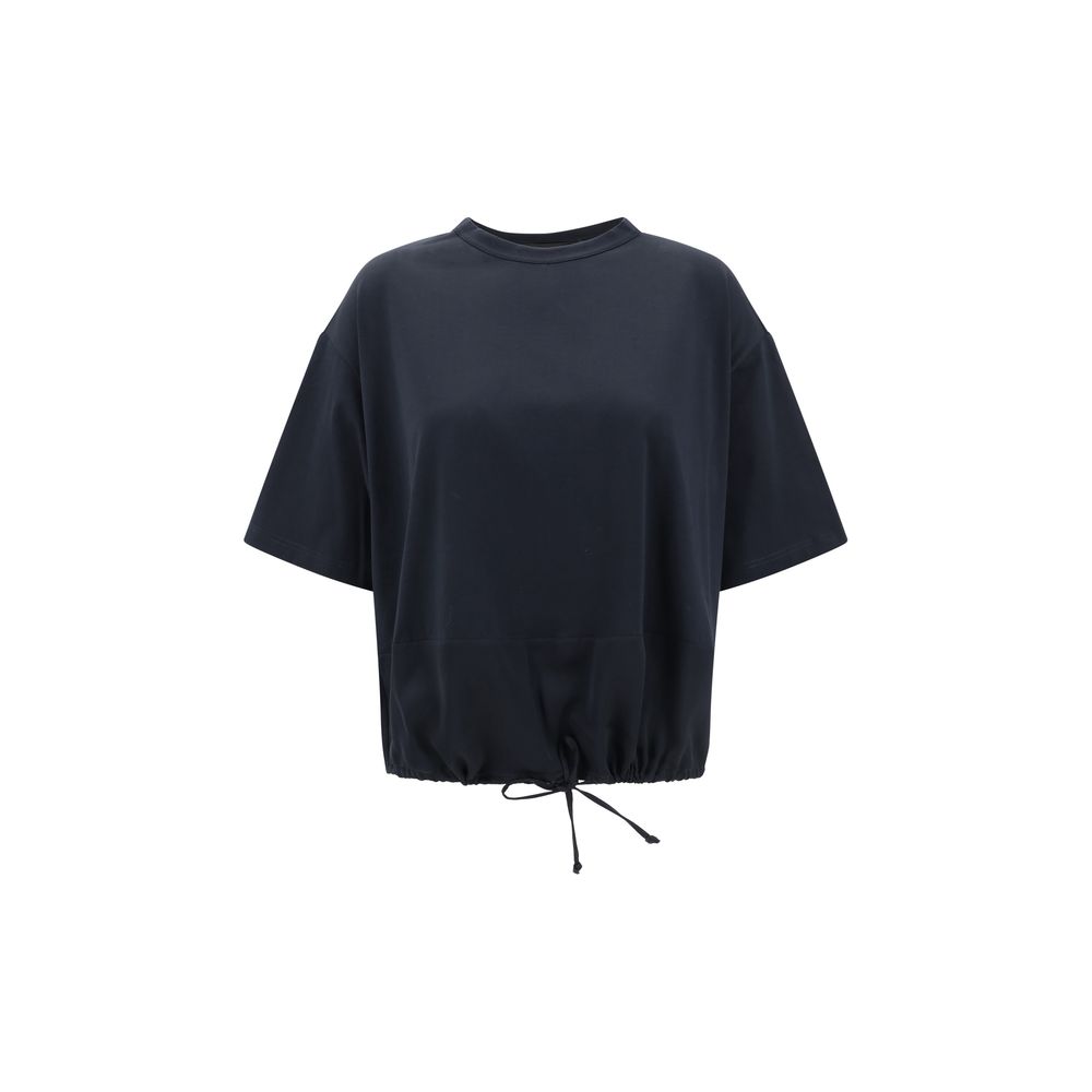Silk detail T-shirt Fabiana Filippi