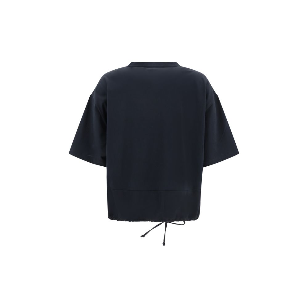 Silk detail T-shirt Fabiana Filippi