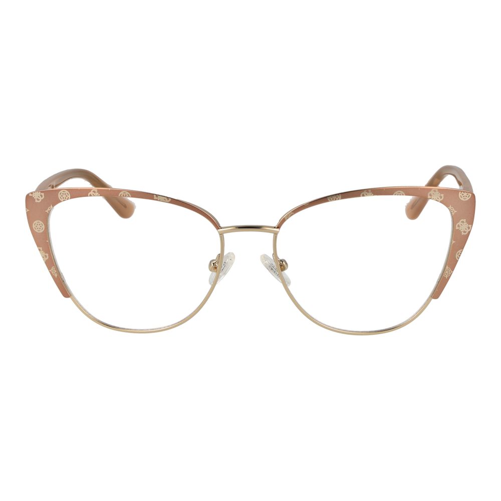 Beige Women Glasses Frame Guess
