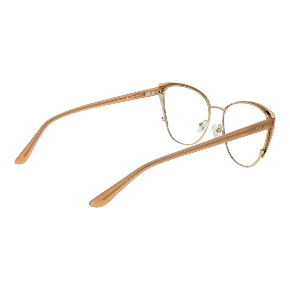 Beige Women Glasses Frame Guess