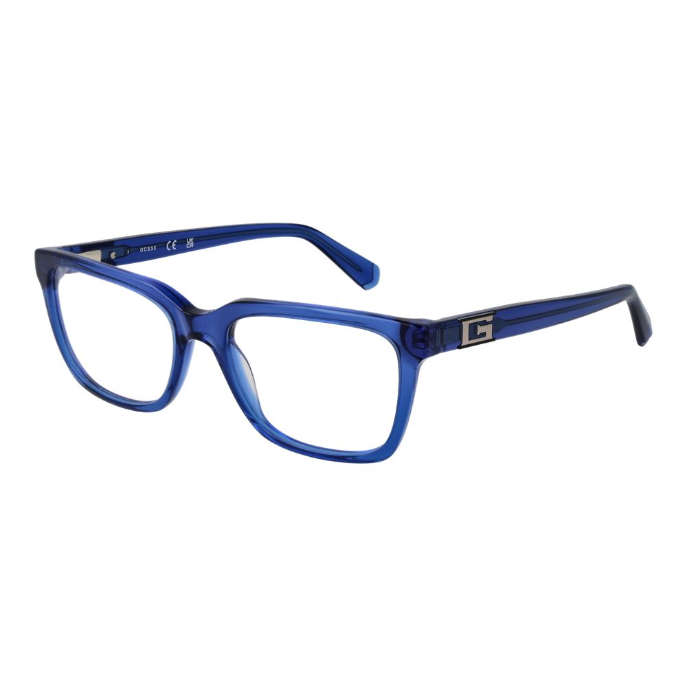 Blue Men Glasses Frame Guess