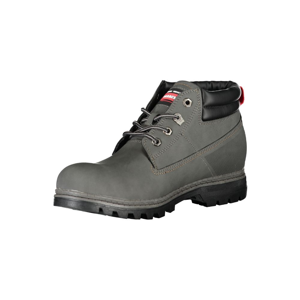 Gray Polyester Mens Boot Carrera