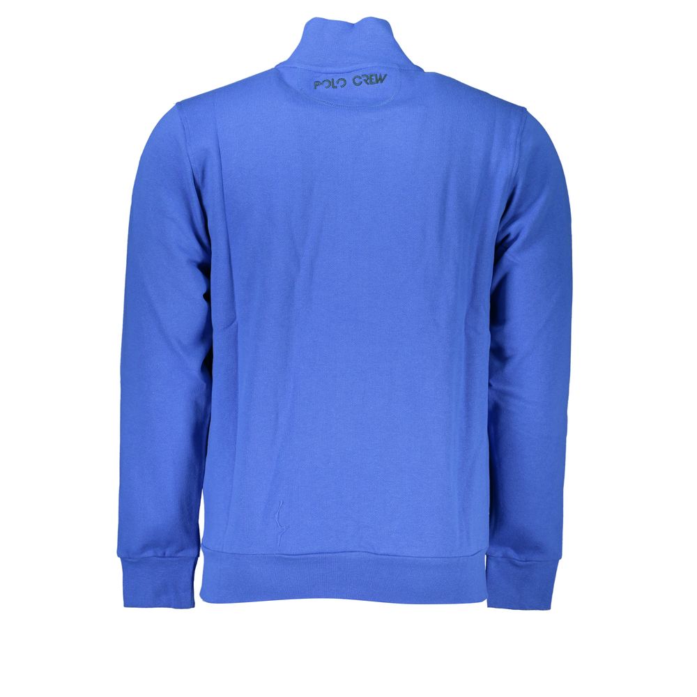 Blue Cotton Men Sweater La Martina