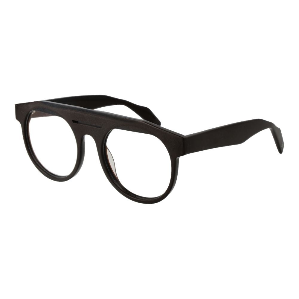 Brown Men Glasses Frame Yohji Yamamoto