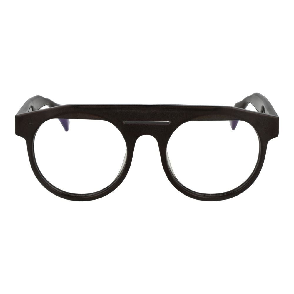 Brown Men Glasses Frame Yohji Yamamoto