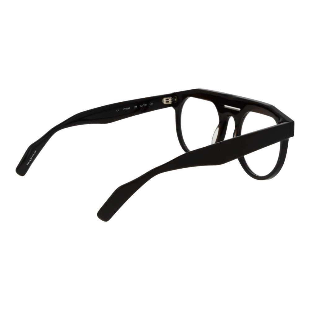 Brown Men Glasses Frame Yohji Yamamoto