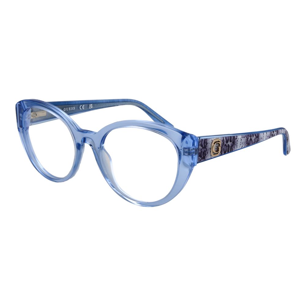 Blue Women Glasses Frame Guess
