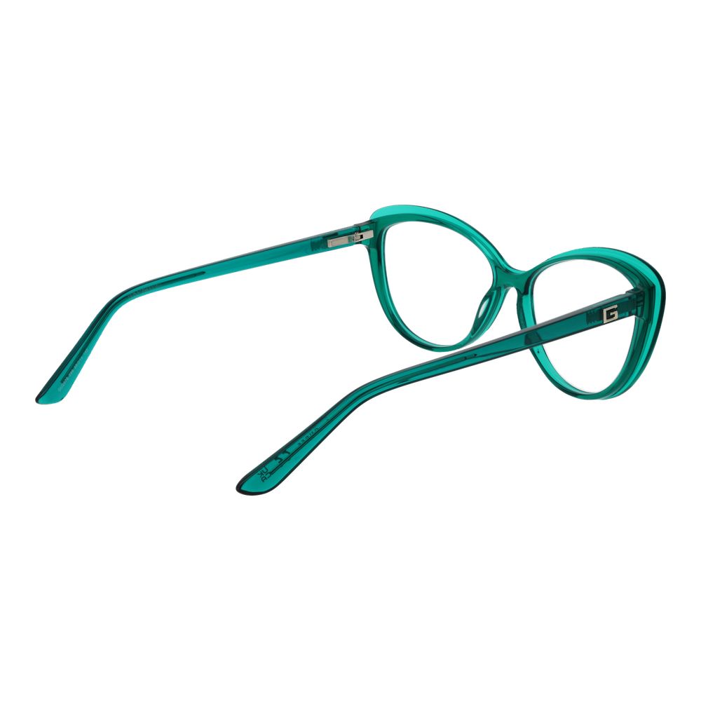 Green Women Glasses Frame Guess