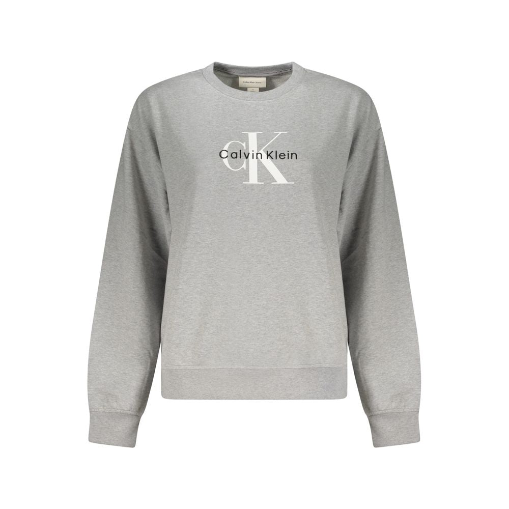 Gray Cotton Women Sweater Calvin Klein
