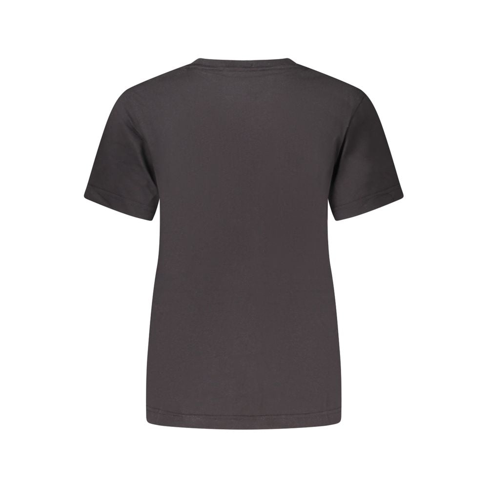Black Cotton Women T-Shirt Calvin Klein