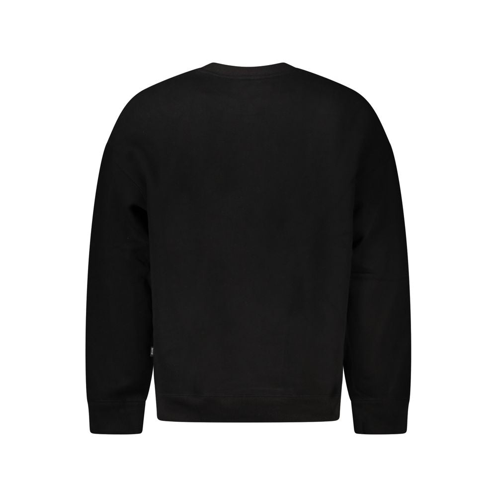 Black Cotton Men Sweater Guess Jeans