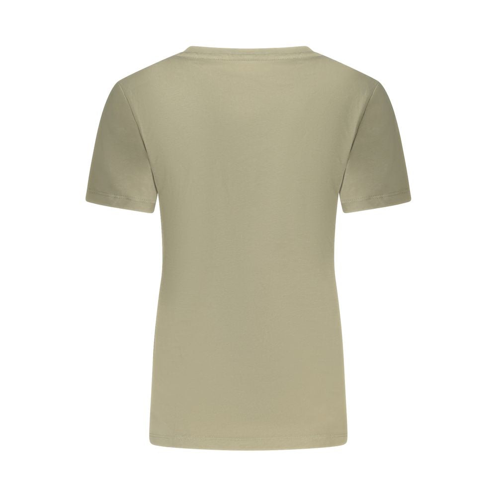 Green Cotton Women T-Shirt Guess Jeans