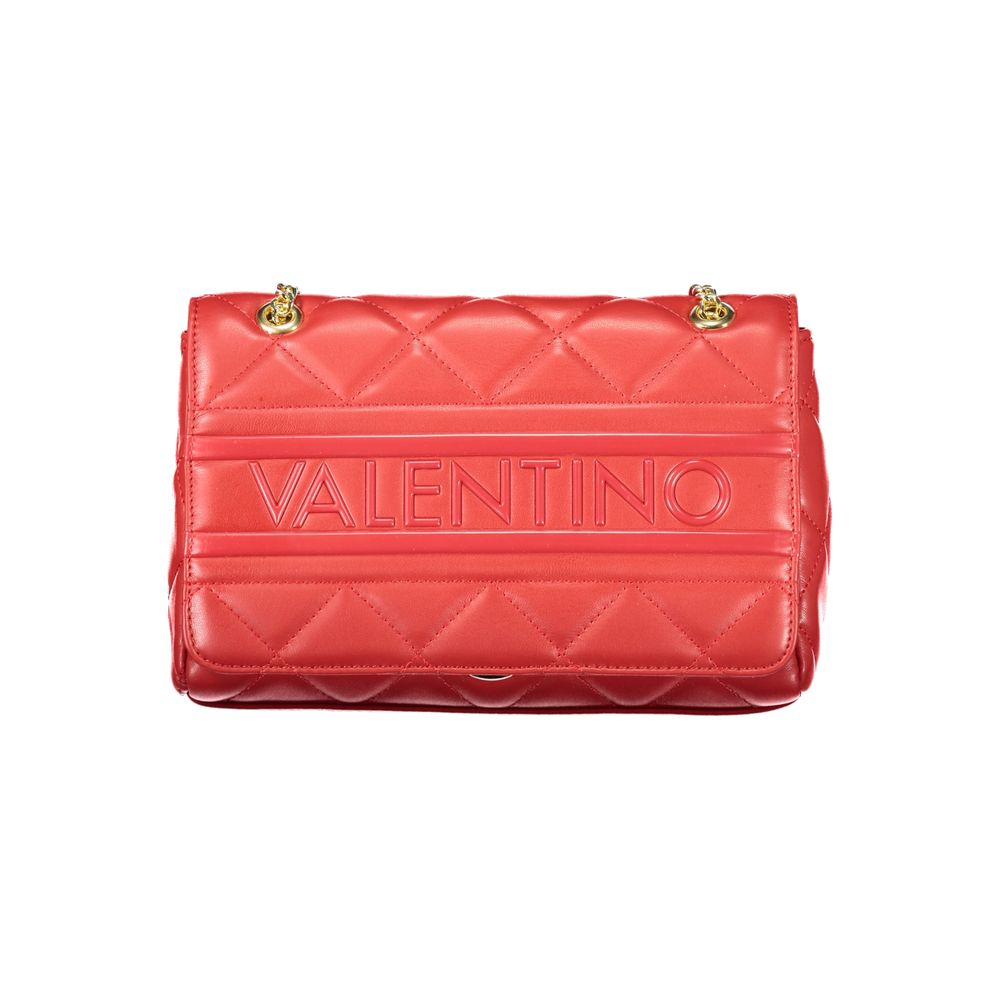 Red Polyethylene Women Handbag Mario Valentino