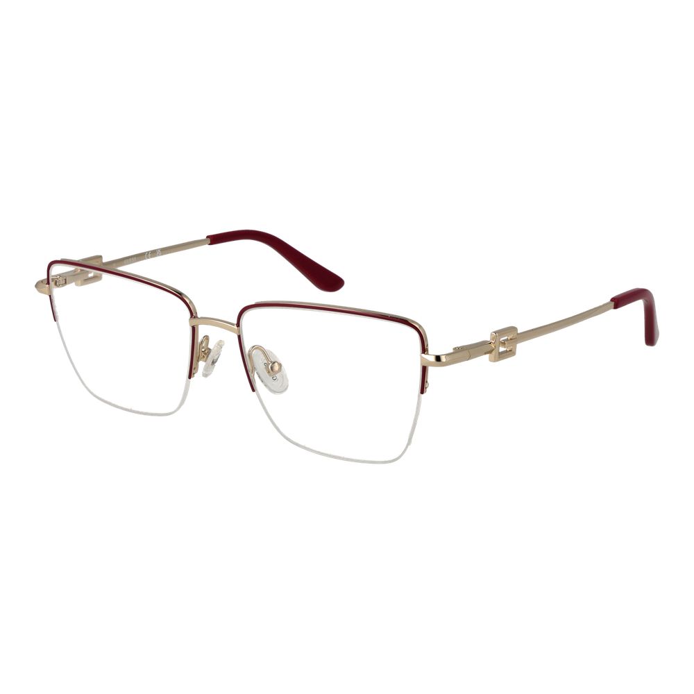 Burgundy Women Glasses Frame Guess