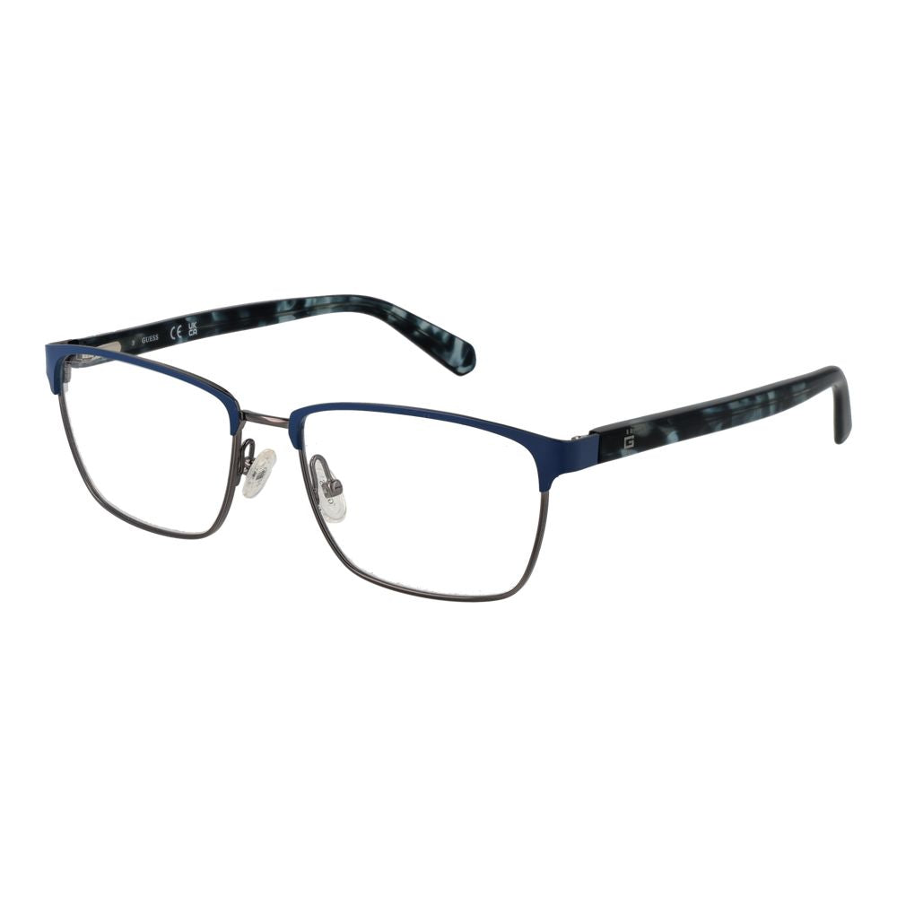 Blue Men Glasses Frame Guess