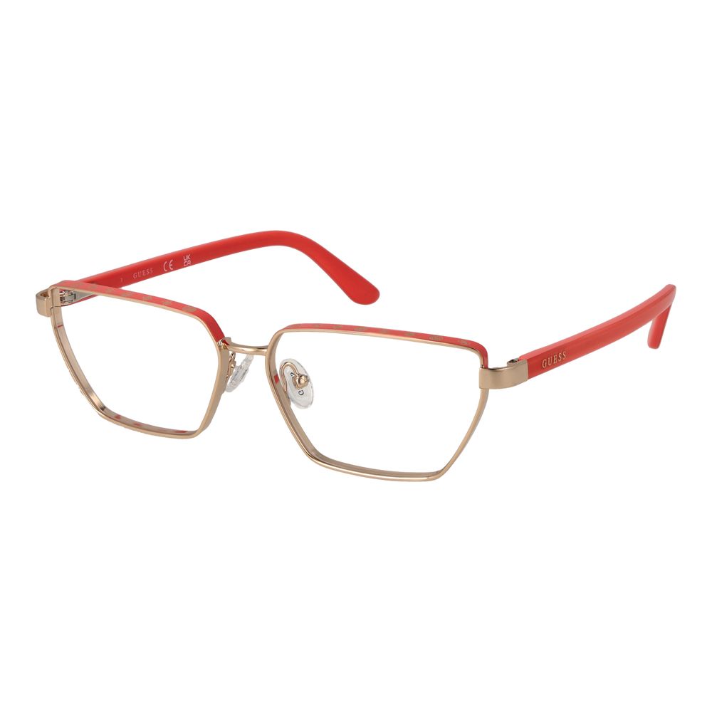 Gold Women Glasses Frame Guess