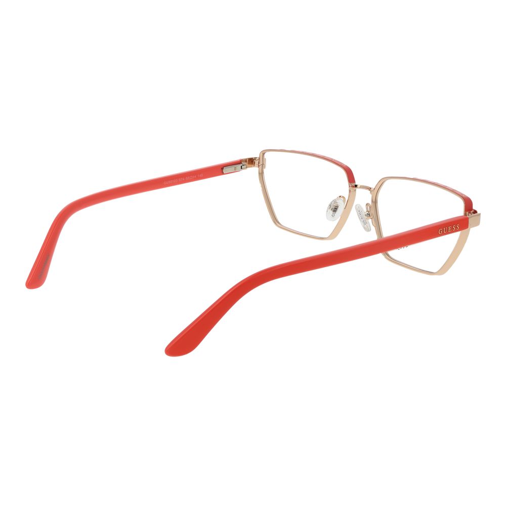 Gold Women Glasses Frame Guess