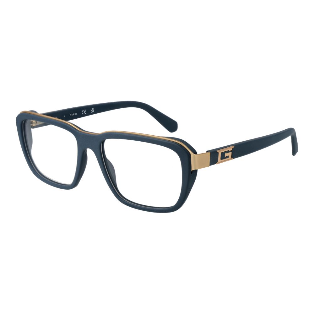 Blue Men Glasses Frame Guess