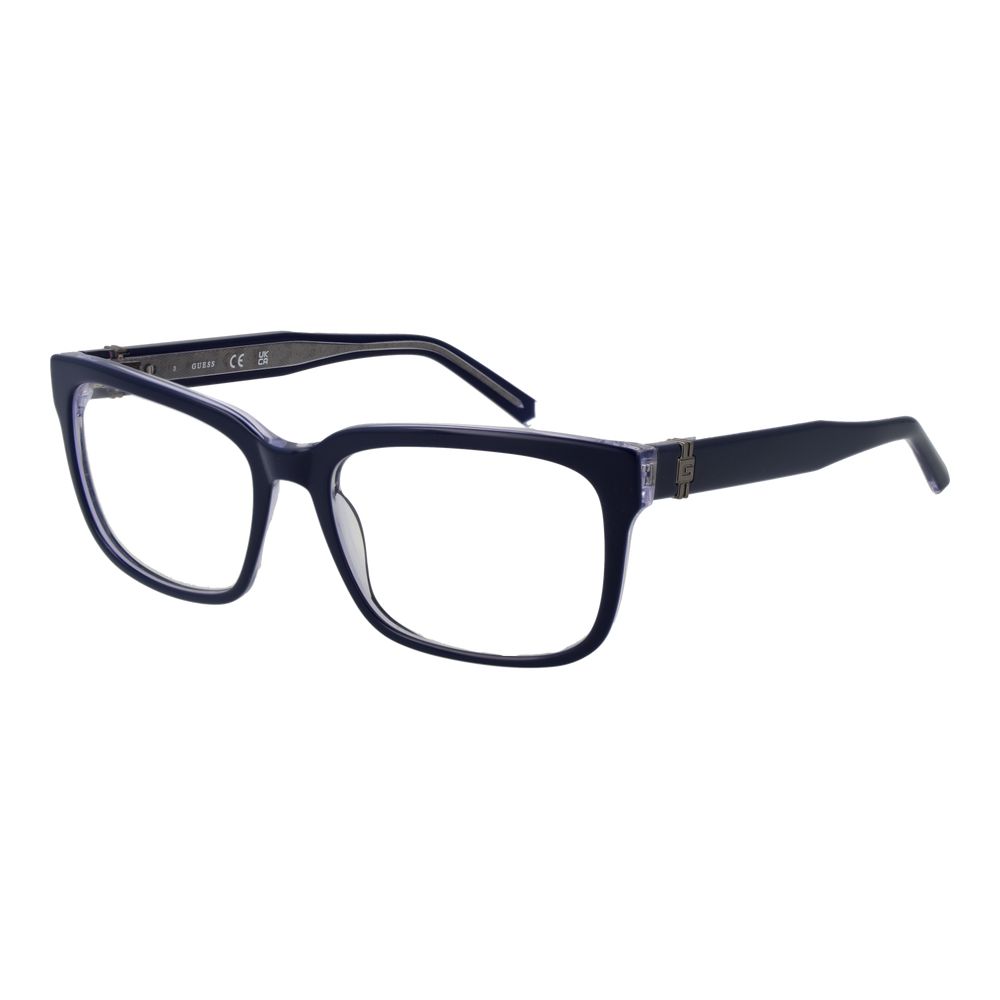 Blue Men Glasses Frame Guess