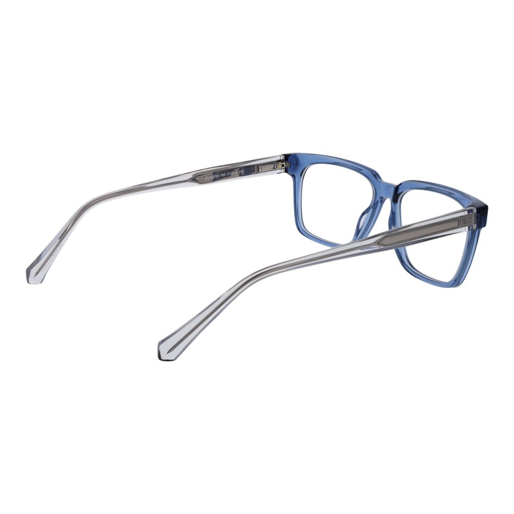 Blue Men Glasses Frame Guess