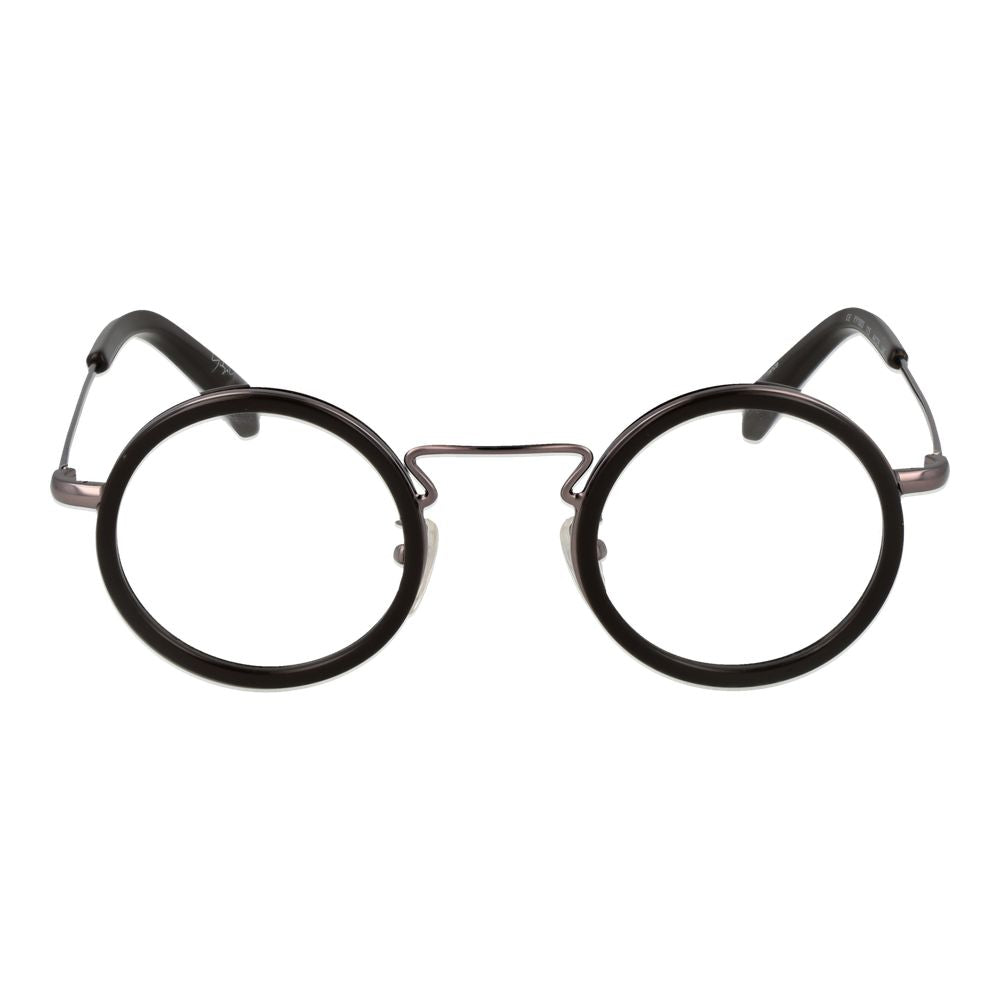 Brown Men Glasses Frame Yohji Yamamoto