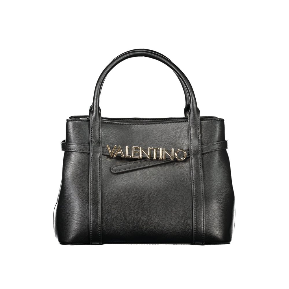 Black Polyethylene Women Handbag Mario Valentino