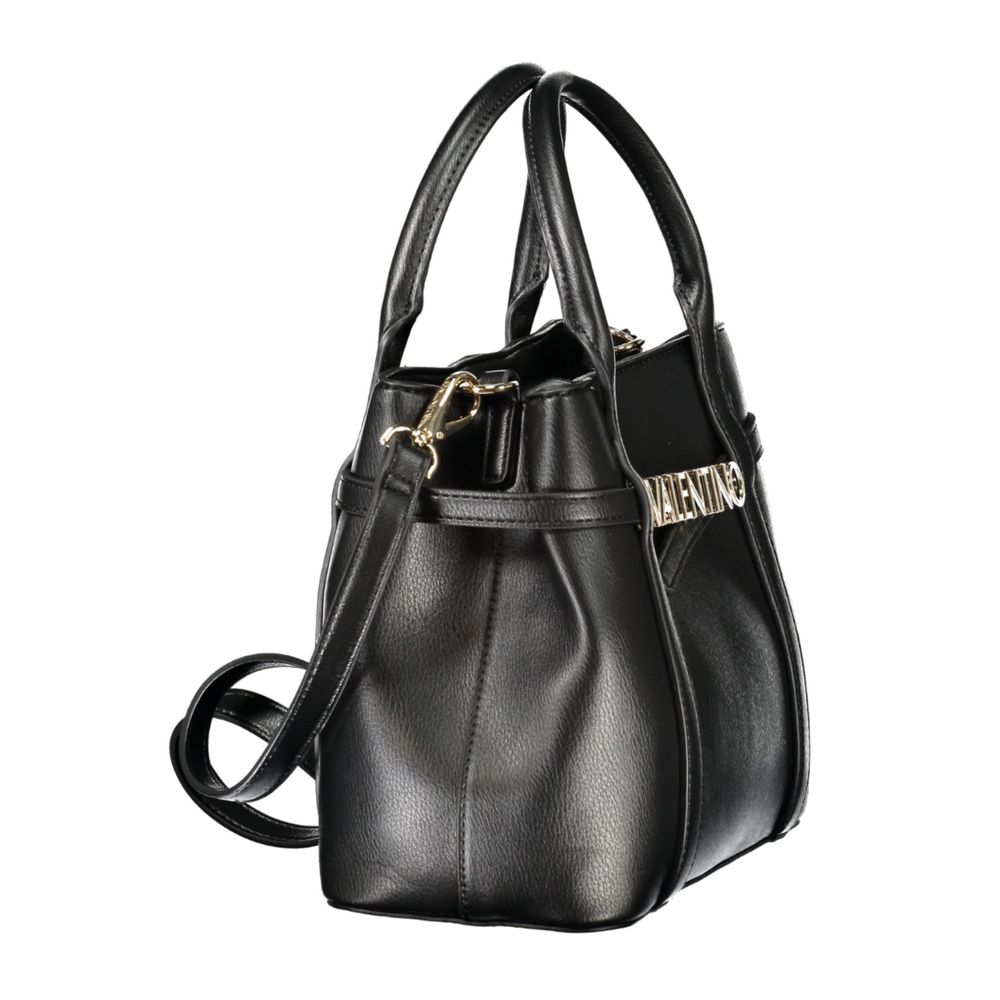 Black Polyethylene Women Handbag Mario Valentino