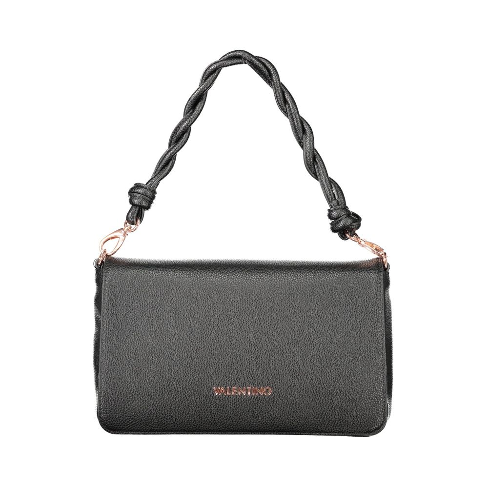 Black Polyethylene Women Handbag Mario Valentino