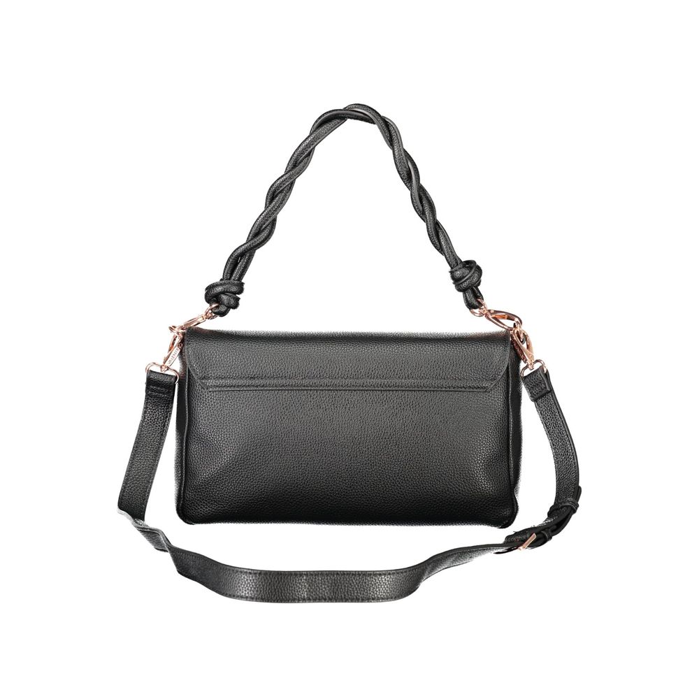 Black Polyethylene Women Handbag Mario Valentino