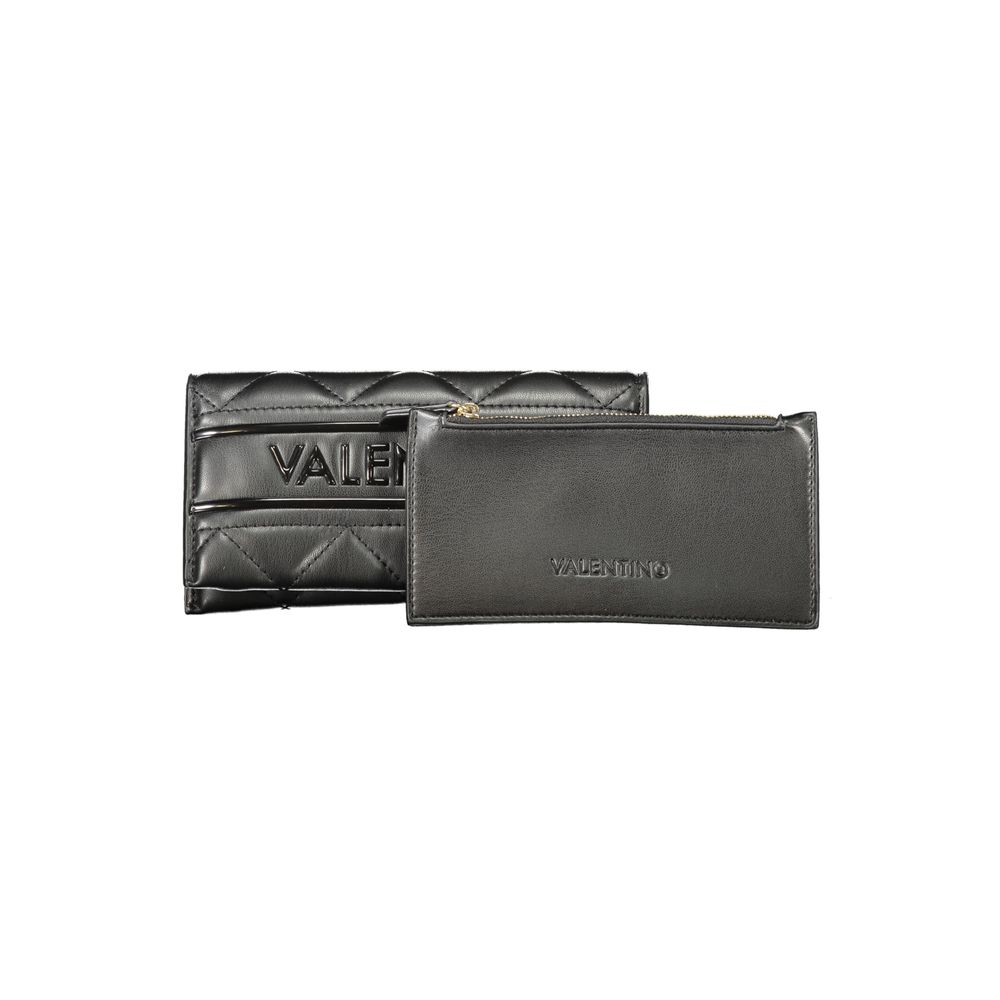 Black Polyethylene Women Wallet Mario Valentino