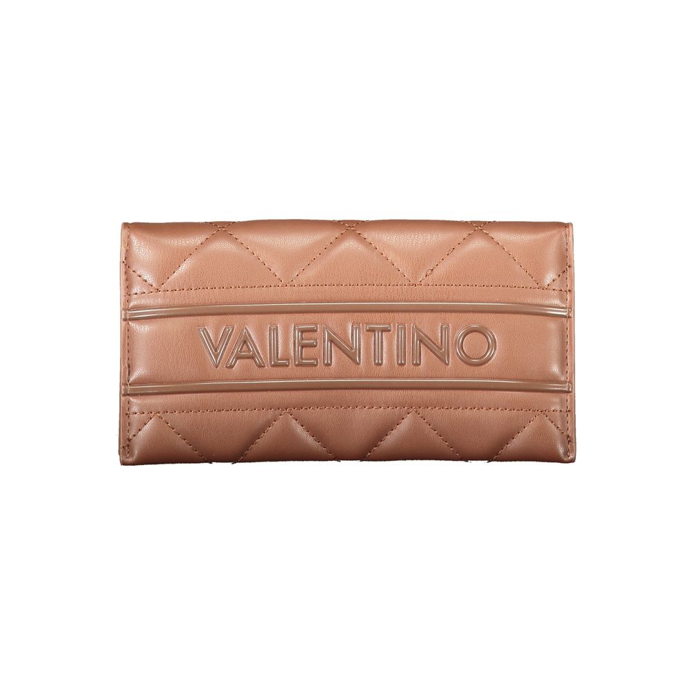 Brown Polyethylene Women Wallet Mario Valentino