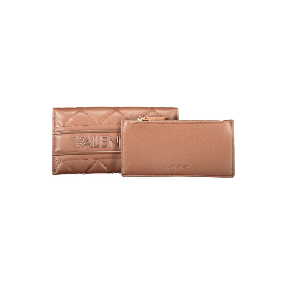 Brown Polyethylene Women Wallet Mario Valentino