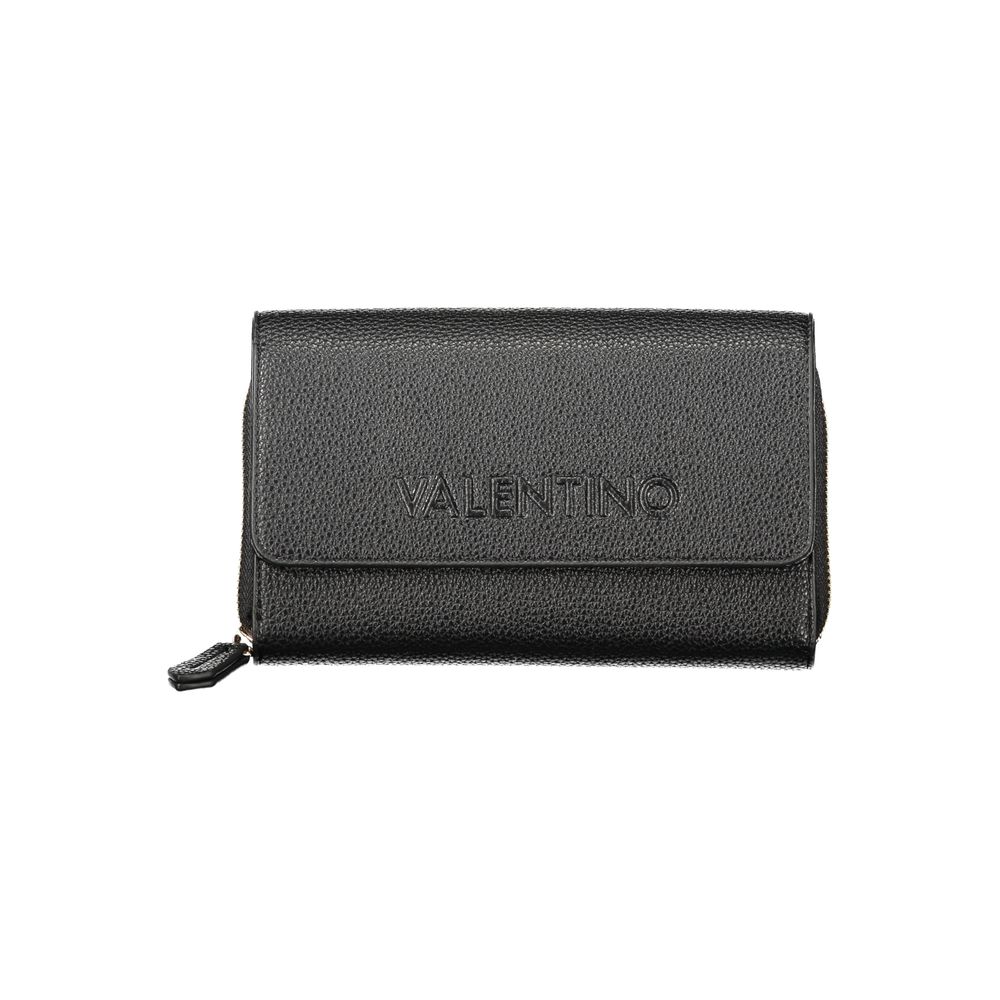 Black Polyethylene Women Wallet Convertible Shoulder Bag Mario Valentino