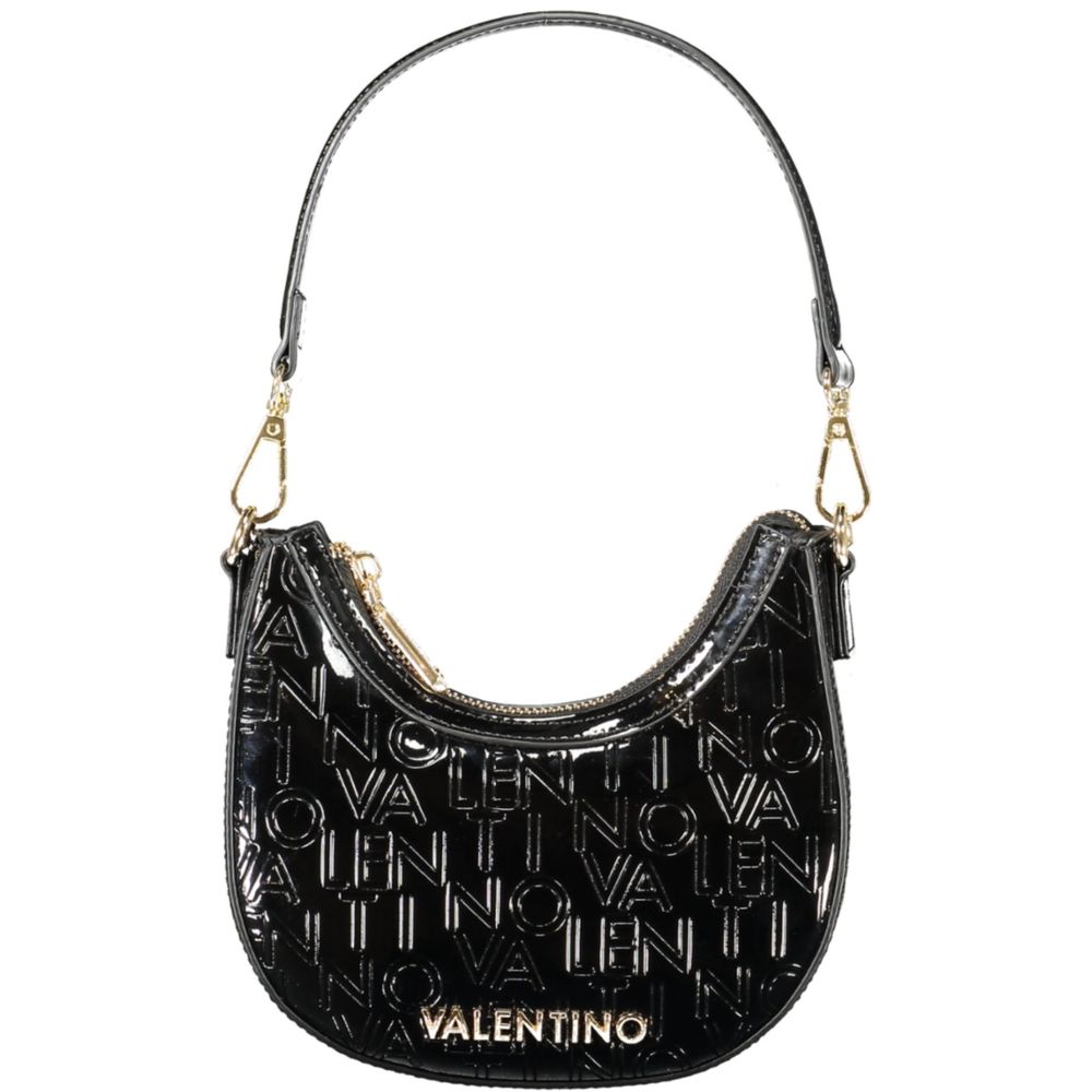 Black Polyethylene Women Handbag Mario Valentino
