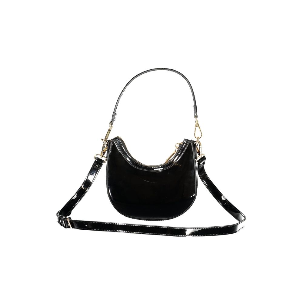 Black Polyethylene Women Handbag Mario Valentino