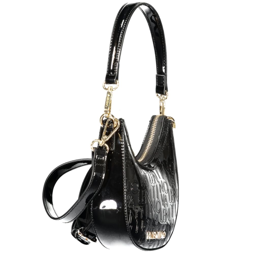 Black Polyethylene Women Handbag Mario Valentino