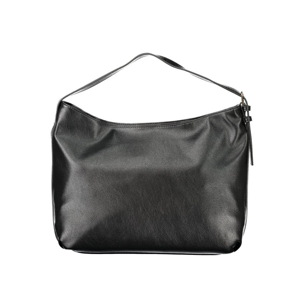 Black Polyethylene Women Handbag Mario Valentino
