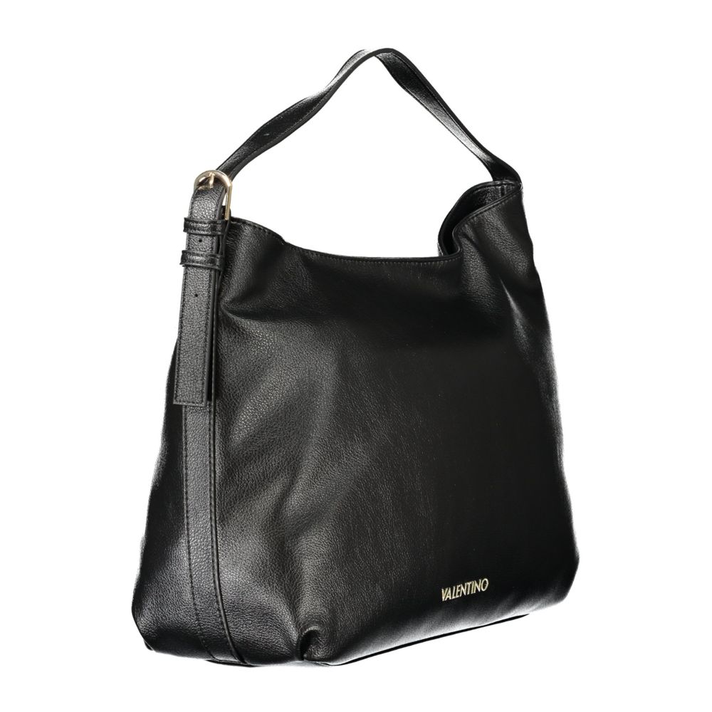 Black Polyethylene Women Handbag Mario Valentino