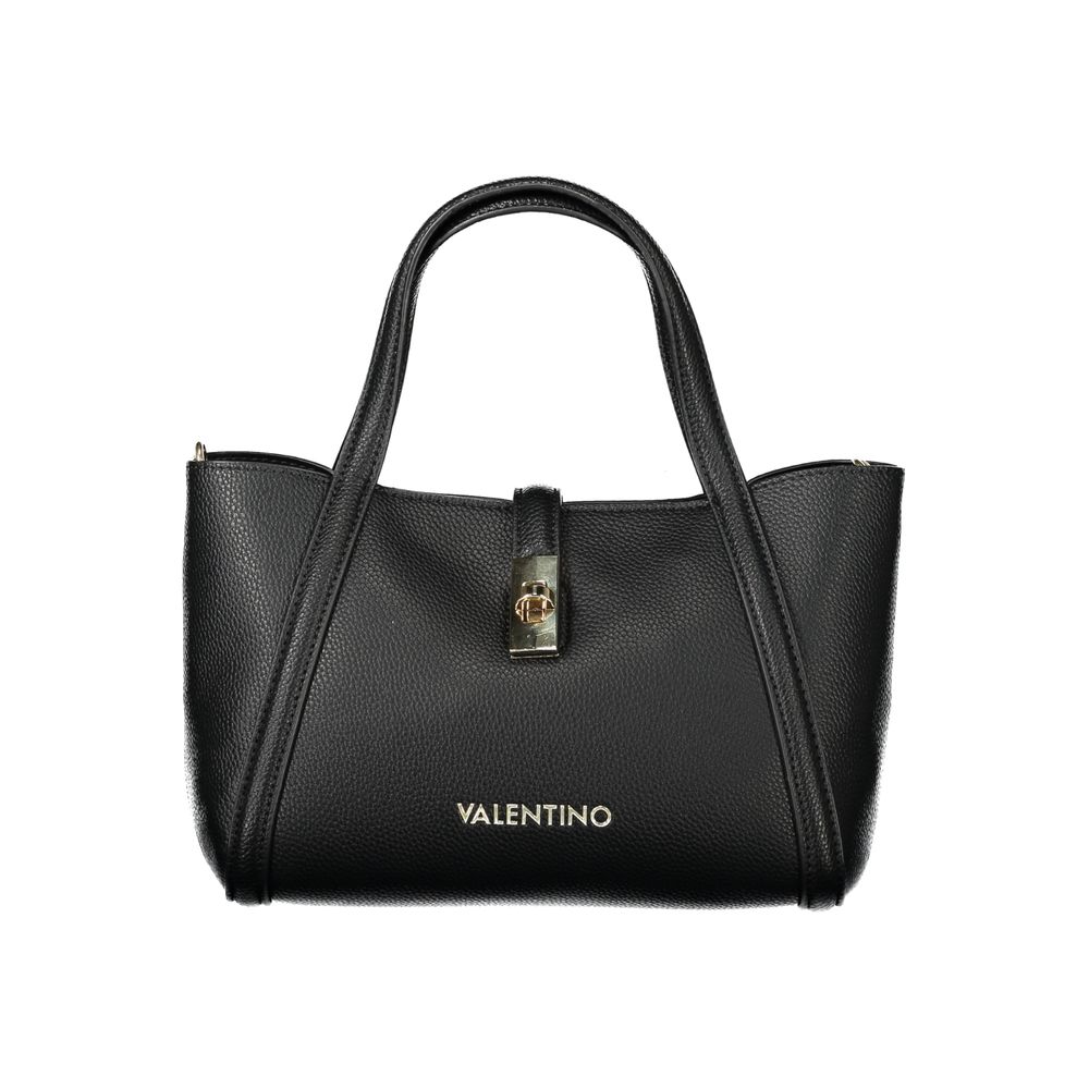 Black Polyethylene Women Handbag Mario Valentino