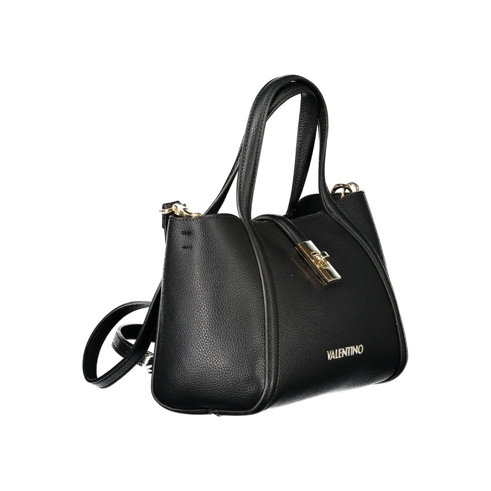 Black Polyethylene Women Handbag Mario Valentino