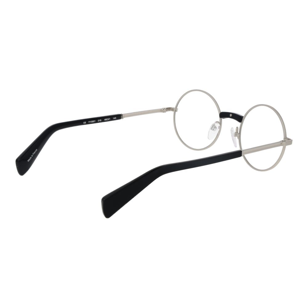 Silver Men Glasses Frame Yohji Yamamoto