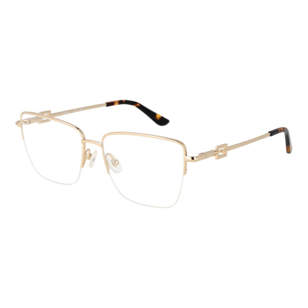 Gold Women Glasses Frame Guess