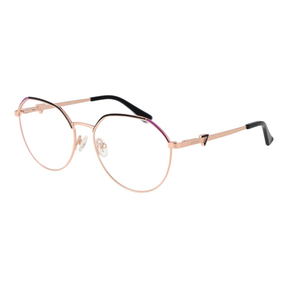 Gold Women Glasses Frame Guess